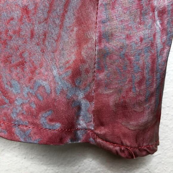 Rays for Days Ruched  Mini Dress Flared Sleeves Boho Whimsical Fairy Core Sz: L - Picture 8 of 11